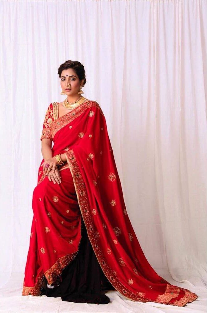 Rupali Bhosale Ethnical & Traditional Saree Outfit, Style & Looks: Traditional Saree Outfit & Look