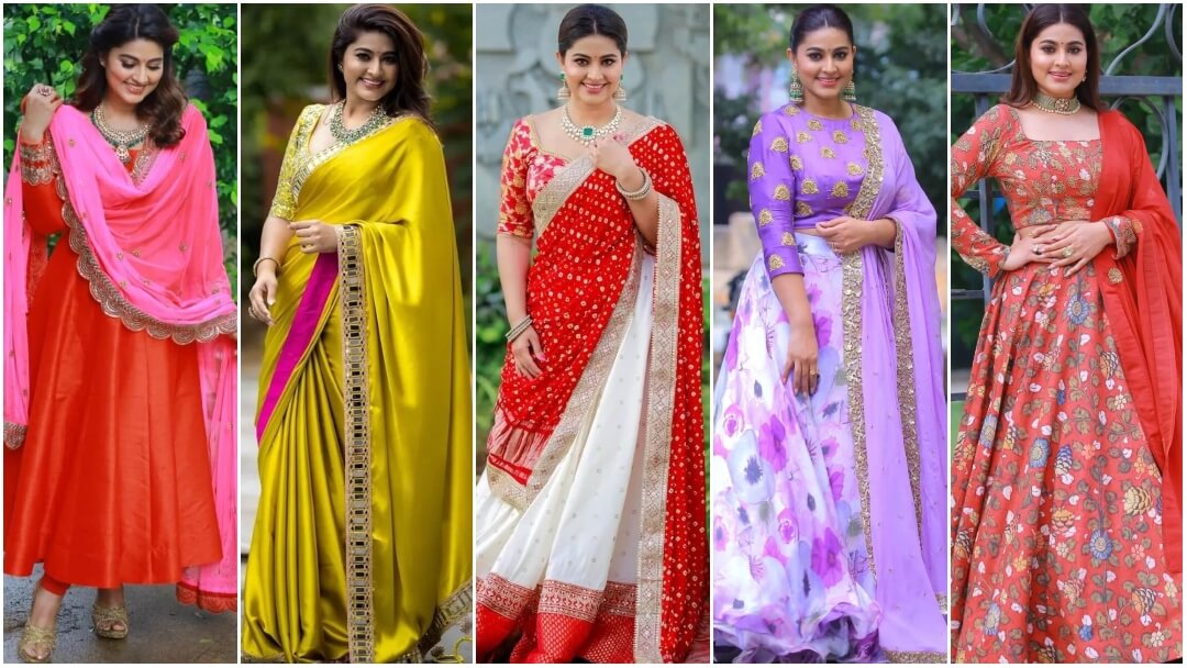 Sneha Stunning Traditional Looks And Outfits