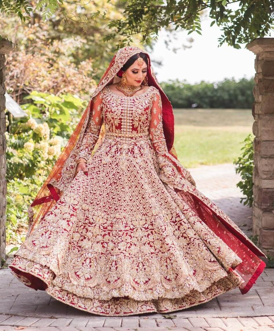 Muslim Wedding Dress High Neck Luxury Sequins | Bridal Australia