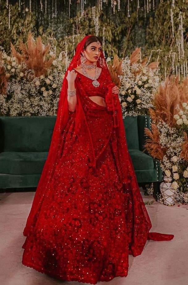 Bride Sawab husnain's Stunning Wedding Look Inspired by Priyanka Chopra Jonas