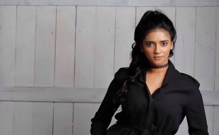Vasundhara Kashyap Turns The Head On In Black Trench Dress With High Ponytail Look