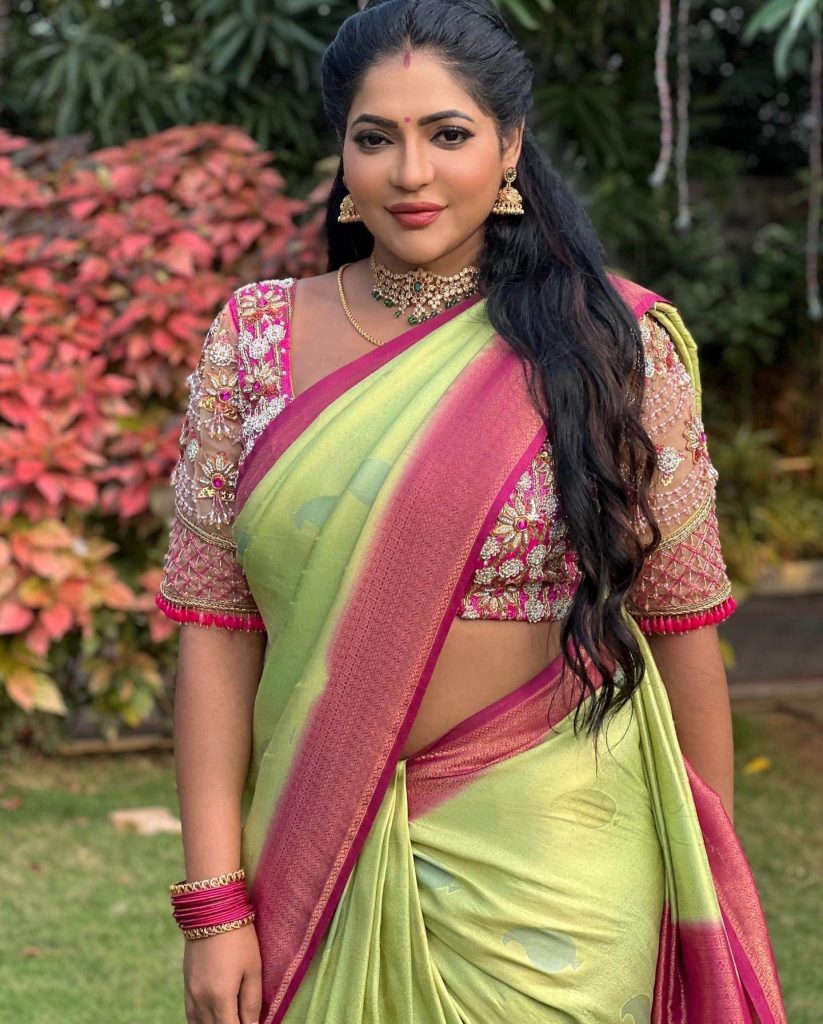 Reshma Pasupuleti Ethnical Saree Outfits And Looks - K4 Fashion