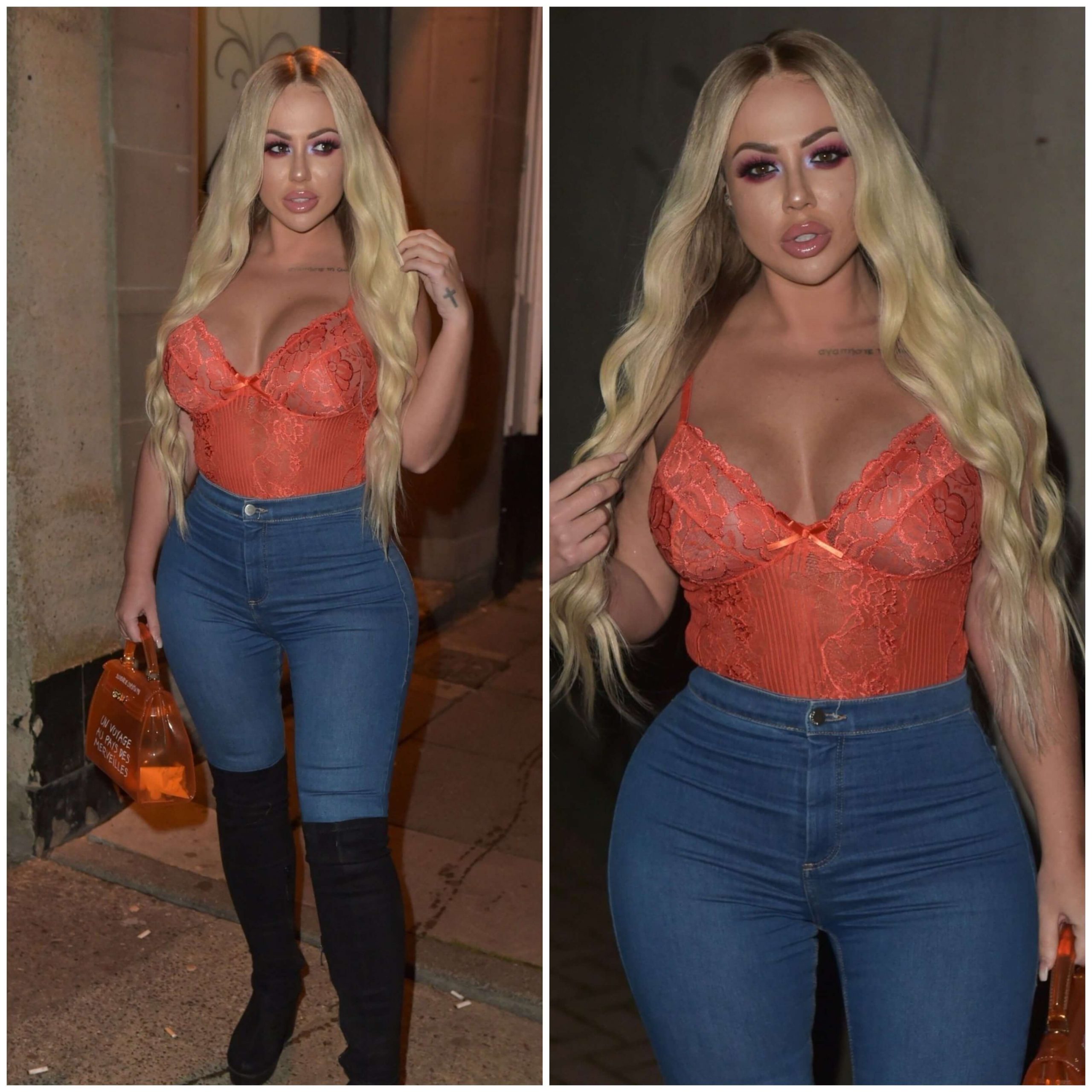 Holly Hagan Night Out With Abbie Holborn