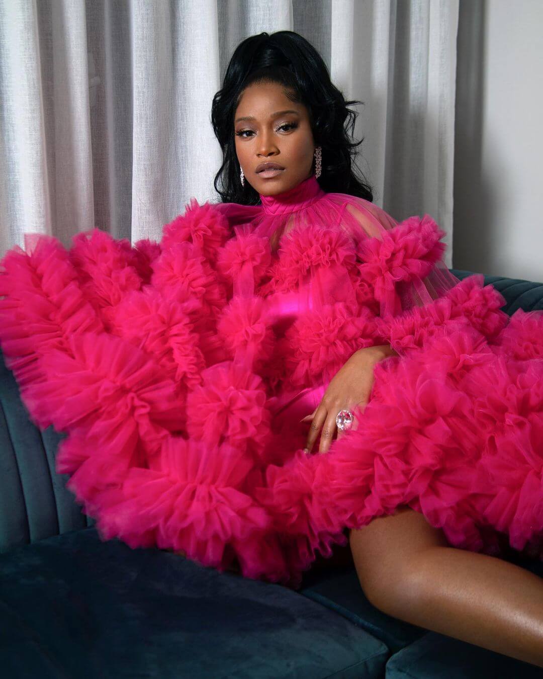 Just Barbie Things -Keke Palmer Is A Sight To Watch In A Pink Tulle Number
