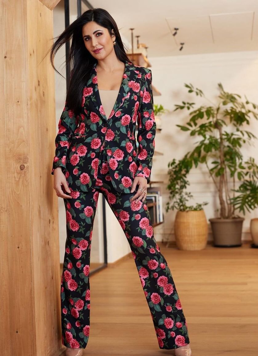 Katrina Kaif's “Boss-Lady” Look in a Floral Co-ord Set