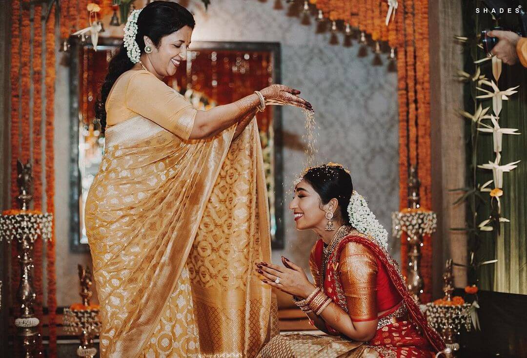 Mother Blessing Her Daughter- A Picture Pose
