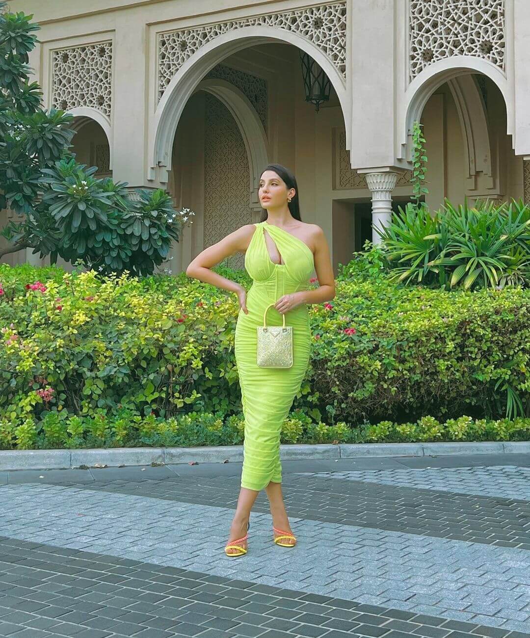 Nora Fatehi  - Simple with Elegance - Neon Outfits