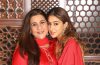 Amrita Singh and Sara Ali Khan Twinning in Red