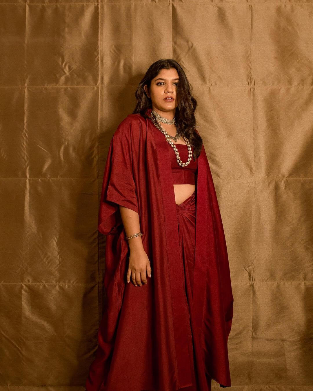 Aparna Balamurali Sexy Look In Red 3-Piece