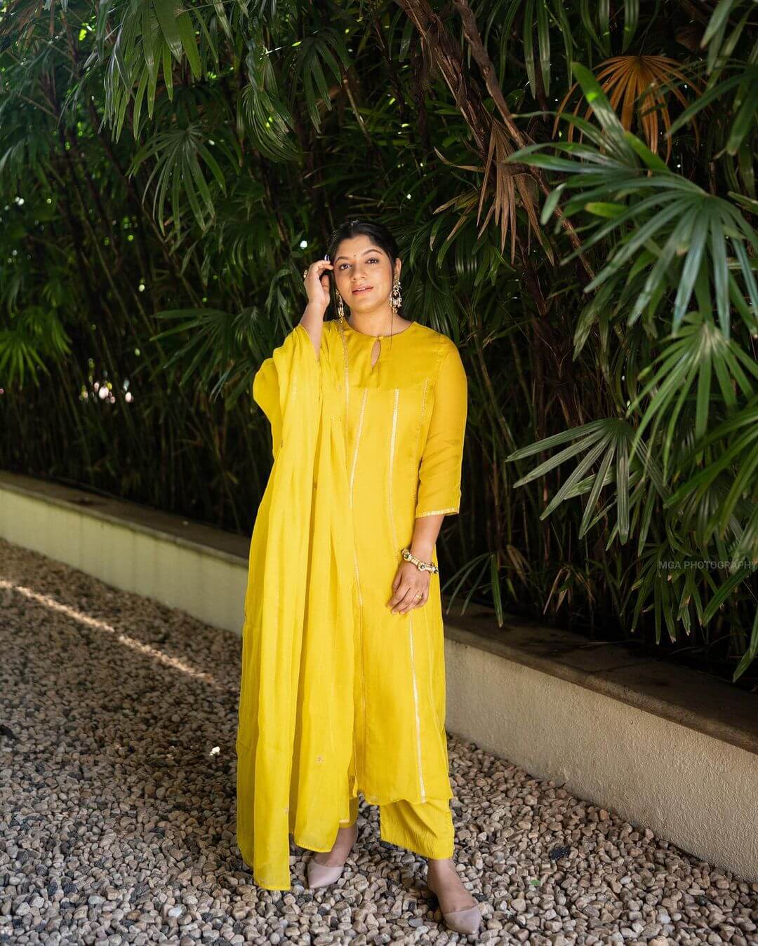Aparna Balamurali Yellow Kurta Set Is Perfect Haldi Look