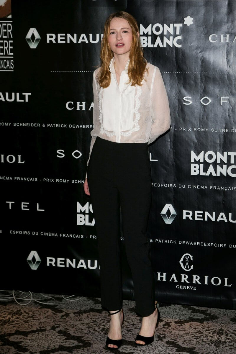 Christa In Sheer White Vintage Shirt With Black Pant