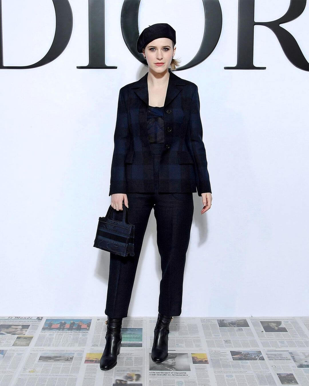 Diva Rachel In All Black Ensemble In Dior Event