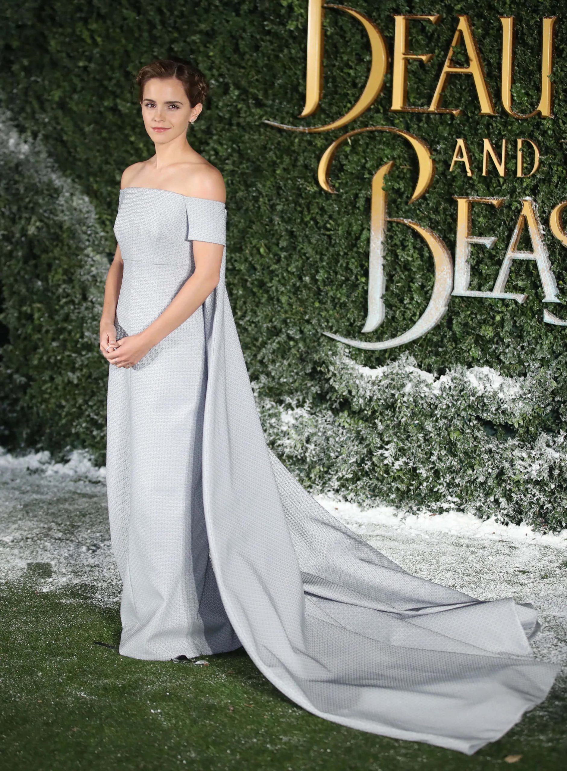 Emma Watson In Fairy-Tale Eco-Friendly Dress To The UK Premiere of 'Beauty and the Beast