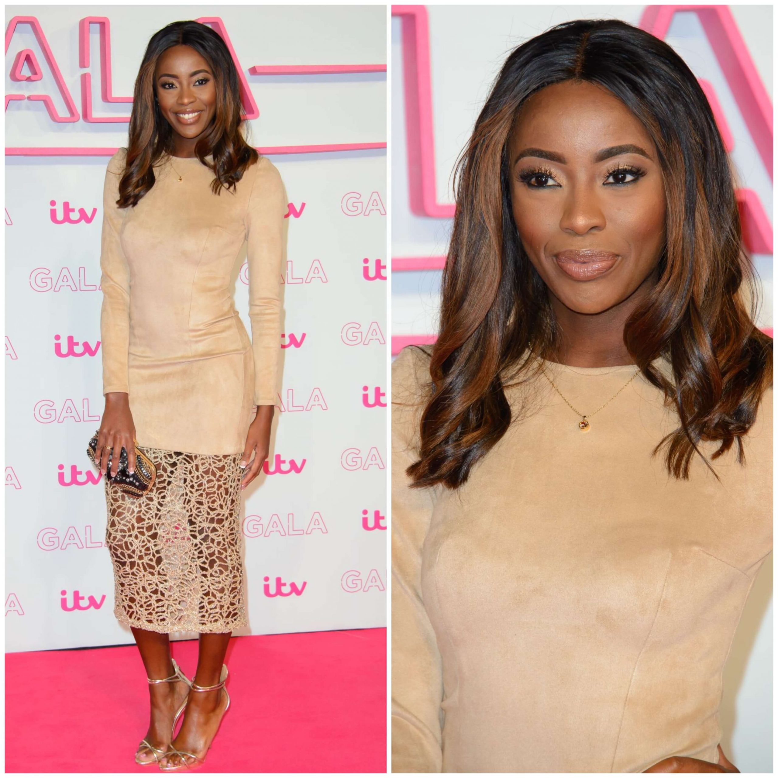 AJ Odudu – In An Off-White Full Sleeves Outfits -   ITV Gala 2016 in London Palladium Theatre