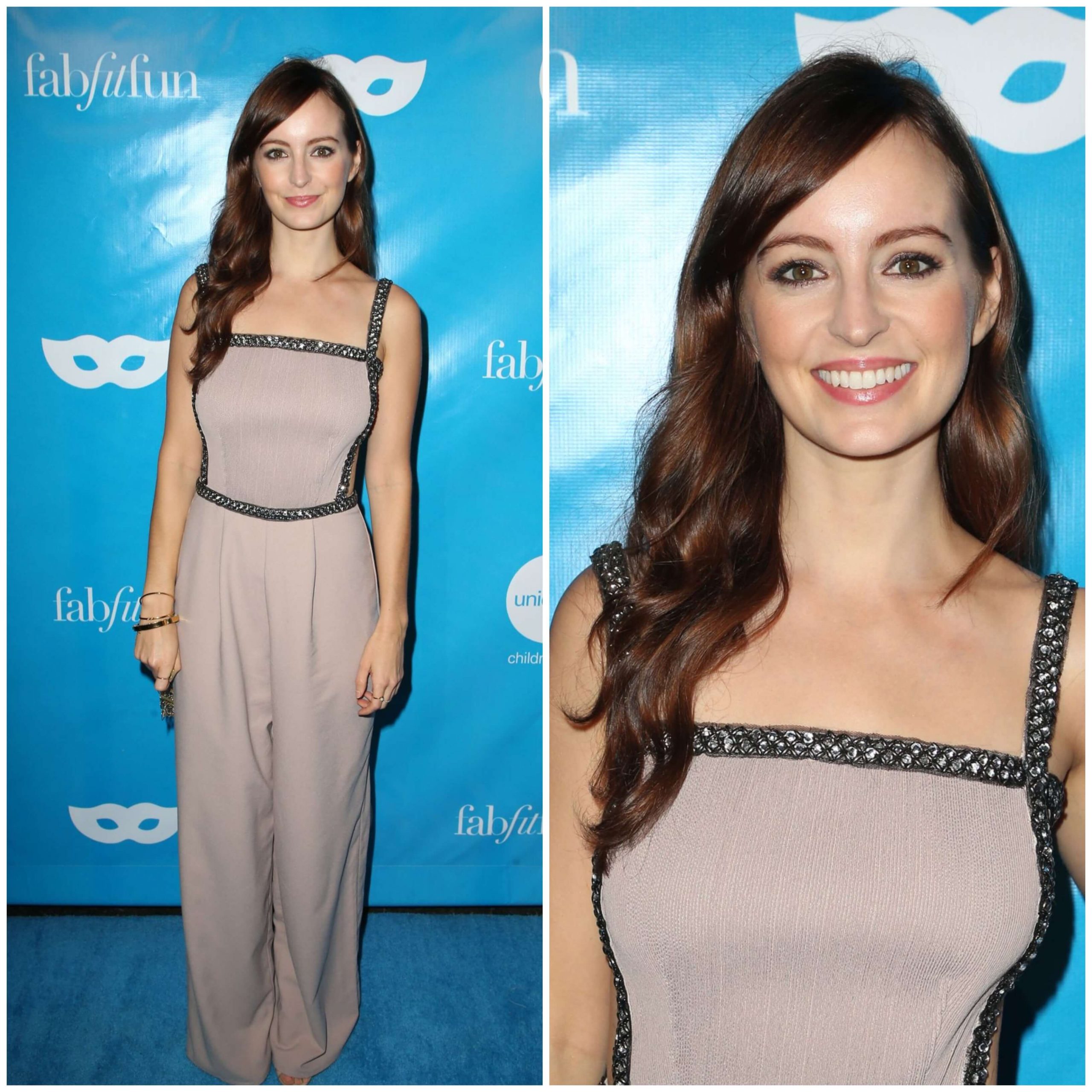 Ahna O’Reilly – In Sleeveless Jumpsuit -  UNICEF Masquerade Ball in LA