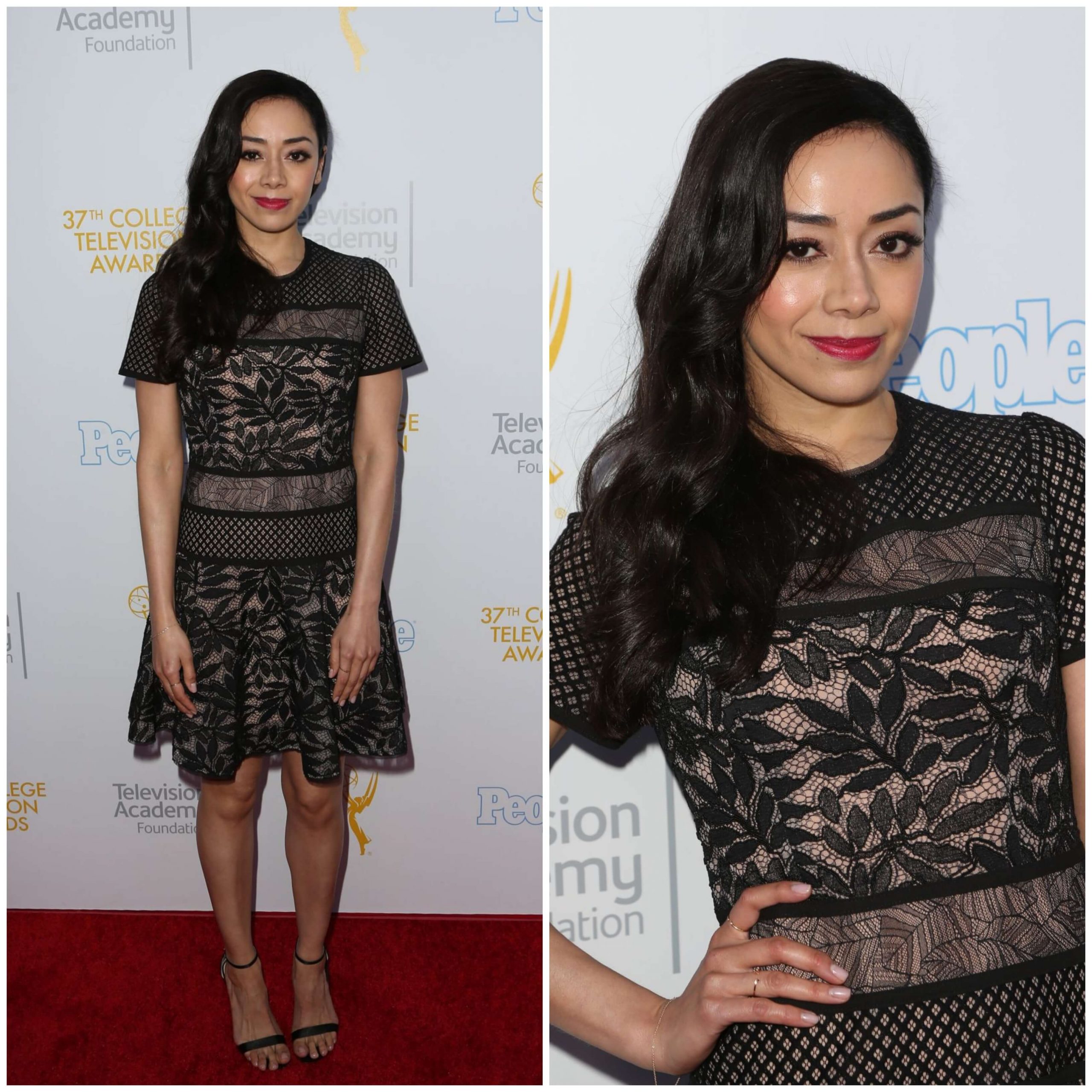 Aimee Garcia – In A Black Short Dress -  College Television Awards in Los Angeles