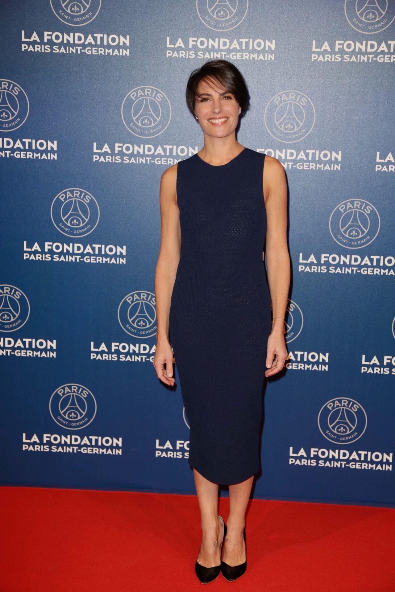 Alessandra Sublet – In Blue Bodycon Outfit -  2016 Foundation Paris Saint-Germain (PSG) Gala Dinner Place Vendôme, Paris