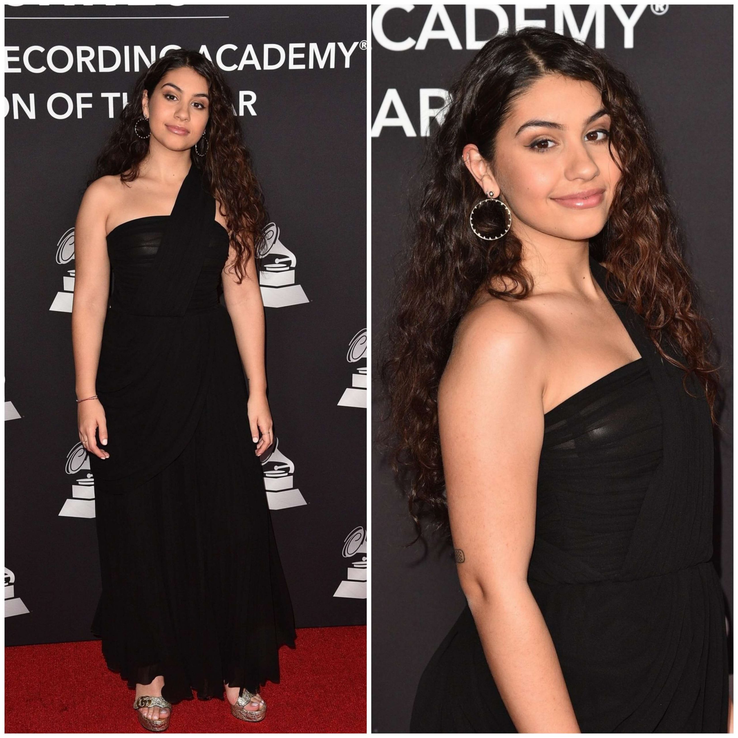 Alessia Cara – In Black Off Shoulder Outfits - Latin Recording Academy Person of the Year 2019