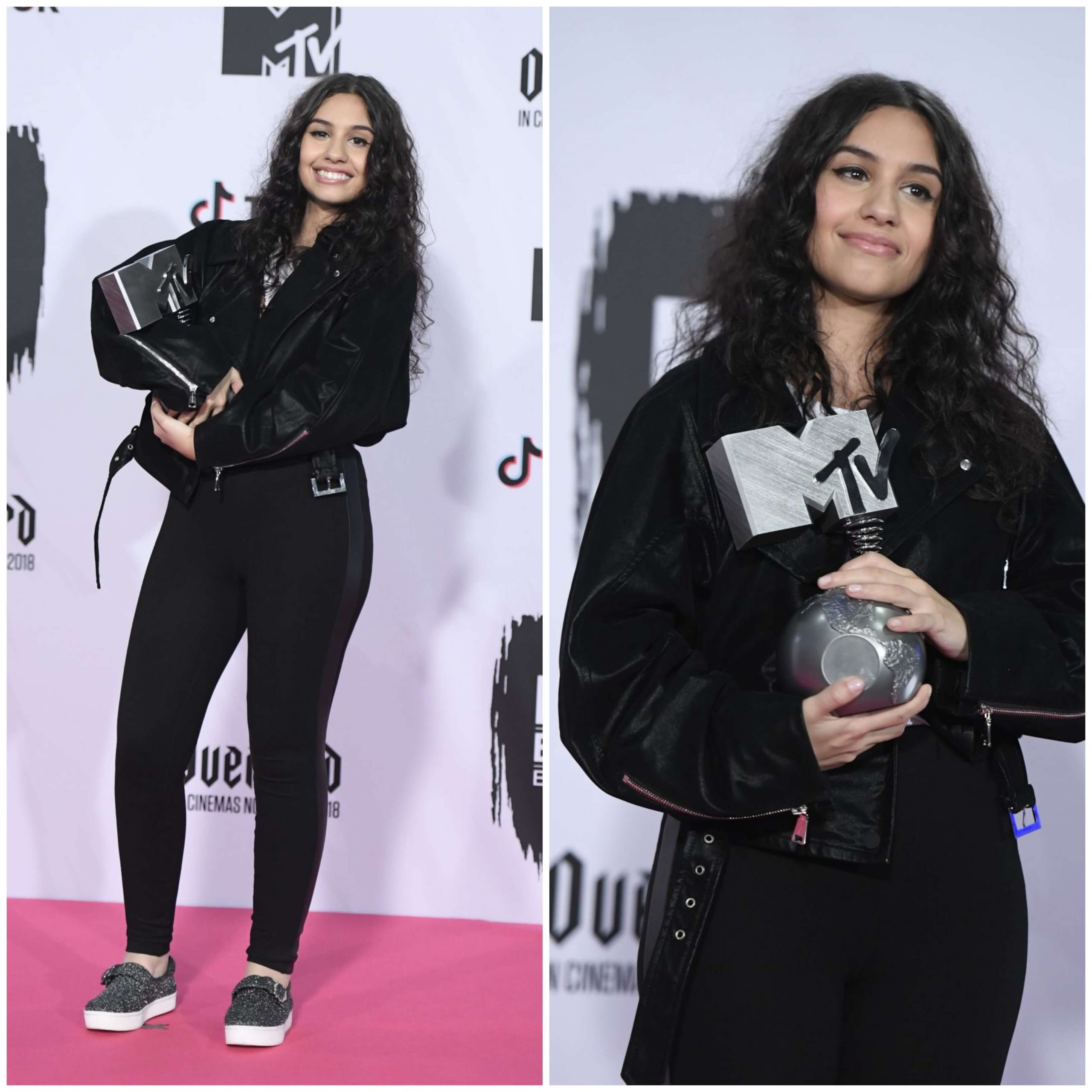 Alessia Cara – in Black Jacket With Black Jeans -  MTV EMA’s 2018 in Bilbao