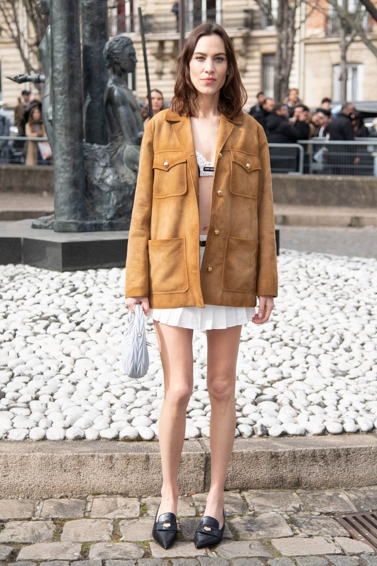 Alexa Chung – Miu Miu Show at Paris Fashion Week