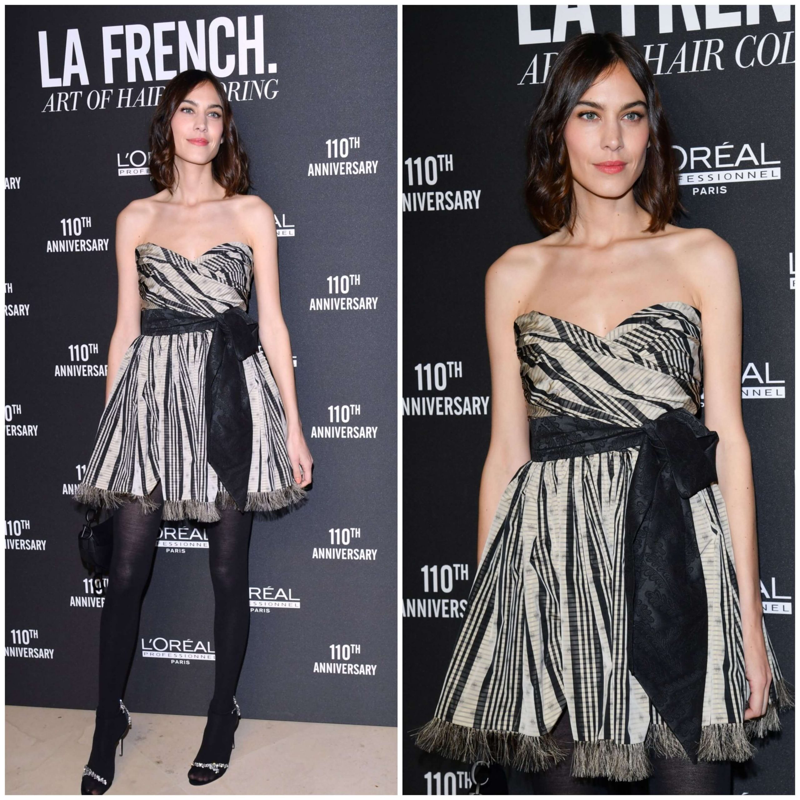 Alexa Chung – La French Art of Coloring 110th Anniversary of L’Oreal Professional in Paris
