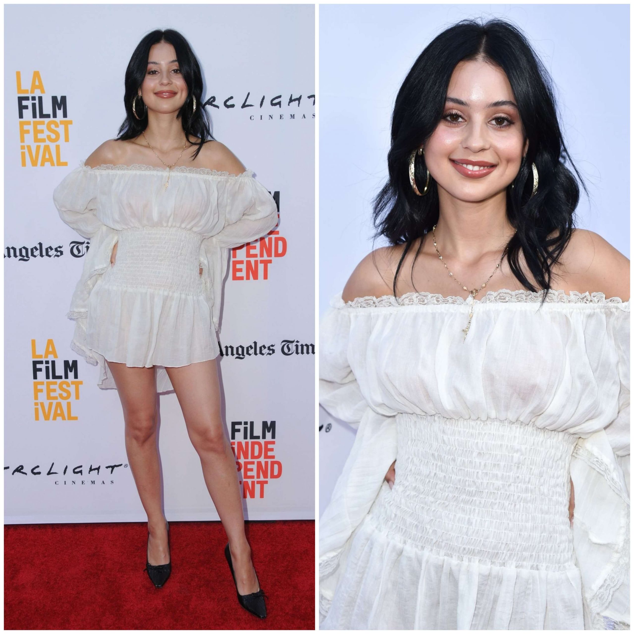 Alexa Demie – In White Off Shoulder Mini Outfit - “Brigsby Bear” Premiere at Los Angeles Film Festival