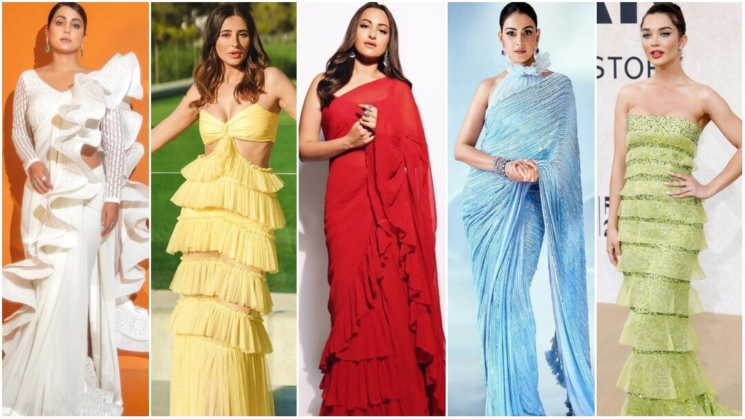 Bollywood Celebrities Approved Ruffle Outfit Trends