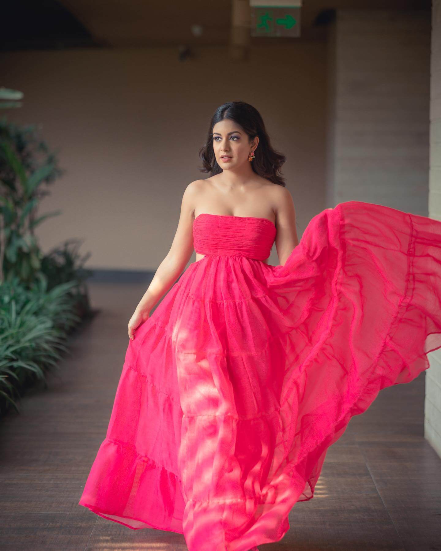 Mommy To Be  Ishita Dutta In Off Shoulder Pink Summer Gown