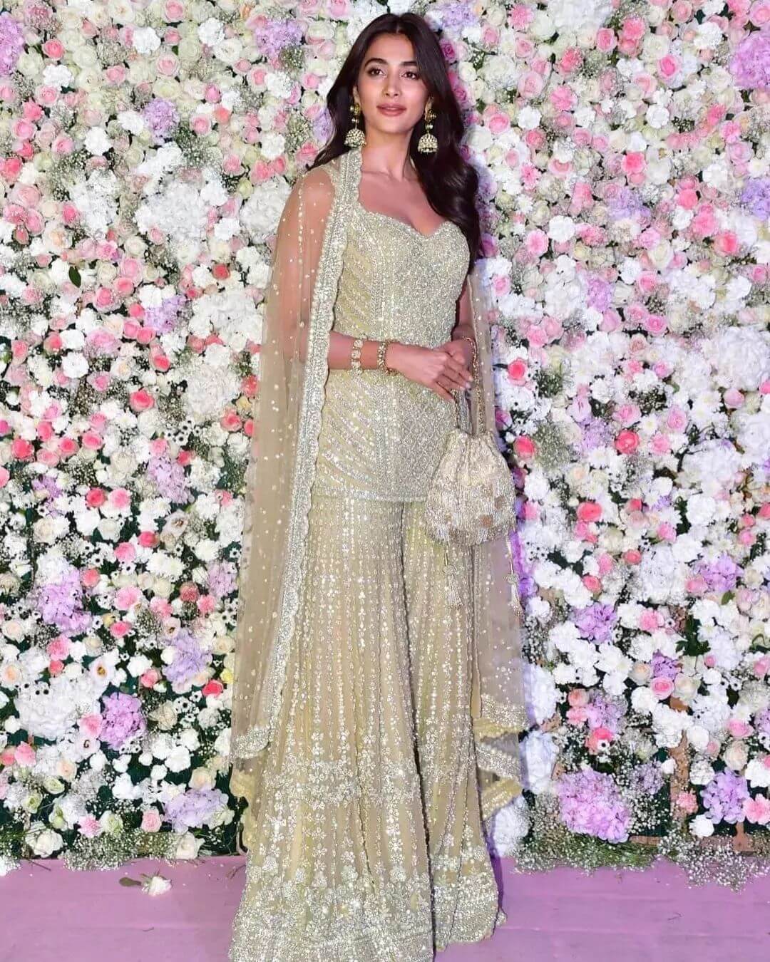 Pooja Hegde - Bollywood Celebs Attends Aayush Sharma And Arpita Khan's Eid party