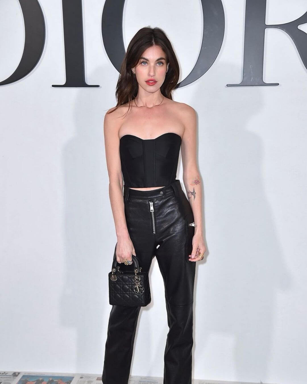 Rainey Qualley Made A Bold Statement At The Dior Show At The Paris Fashion Week