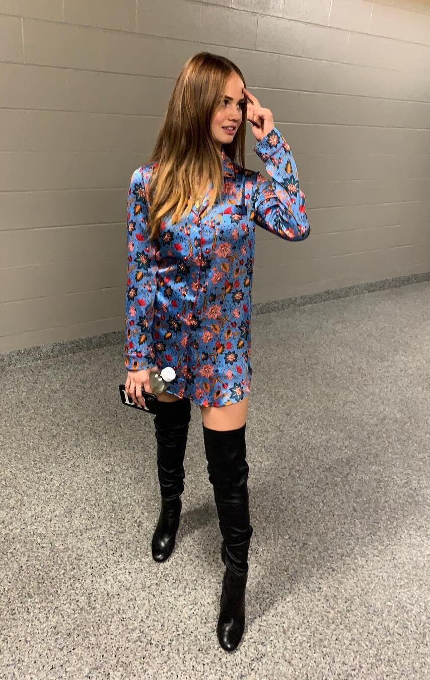 A Floral Galore - Debby Ryan Looked Adorable In A Floral Dress