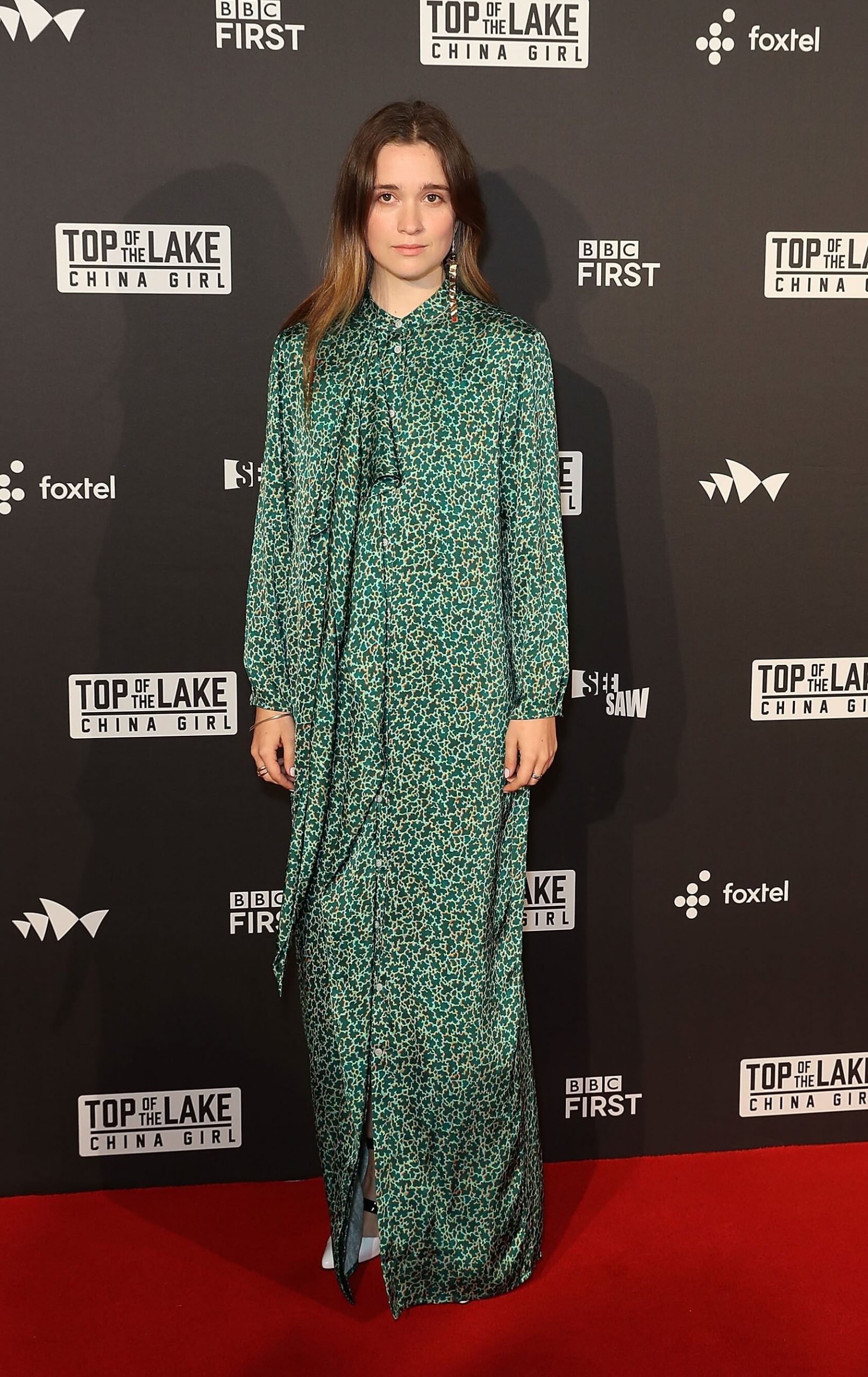Alice Englert Looked Ravishing In A Floral Maxi Dress At The ‘Top of the Lake: China Girl Sydney Premiere In Australia