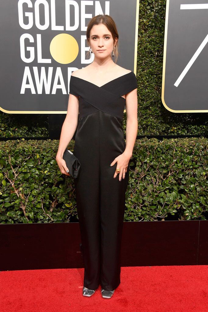 Alice Englert Turned Up The Heat In Her Statement Black Jumpsuit