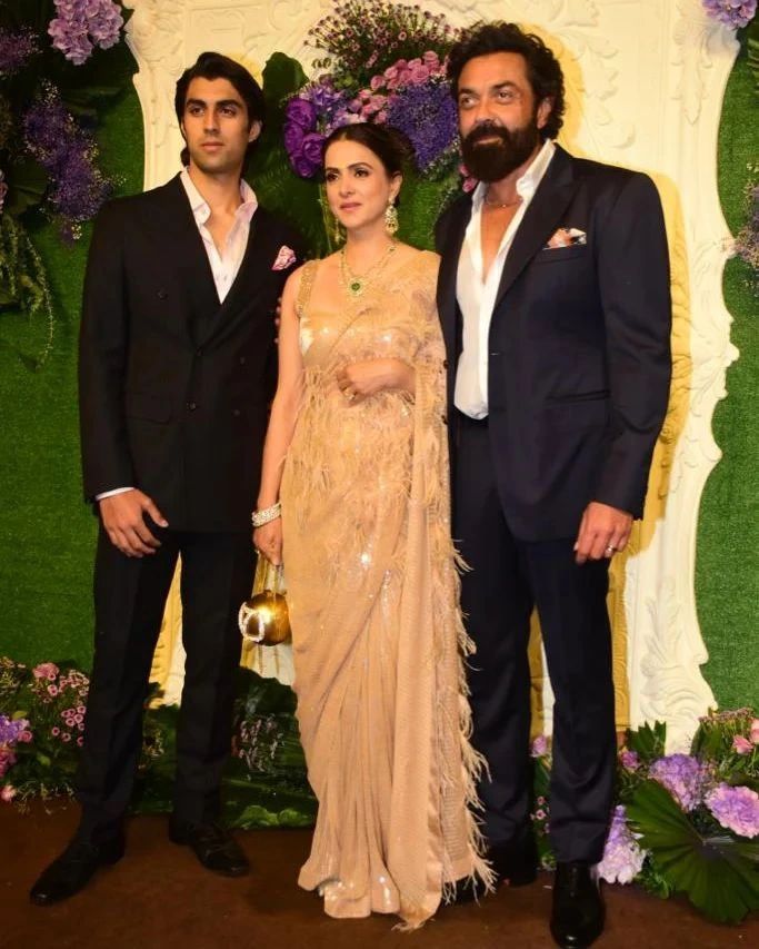 Sunny Deol's Son Karan Deol and Drisha Acharya Wedding Reception