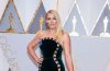 Busy Philipps In Bottle Green Strapless Long Flare Gown At Oscars Red Carpet in Hollywood