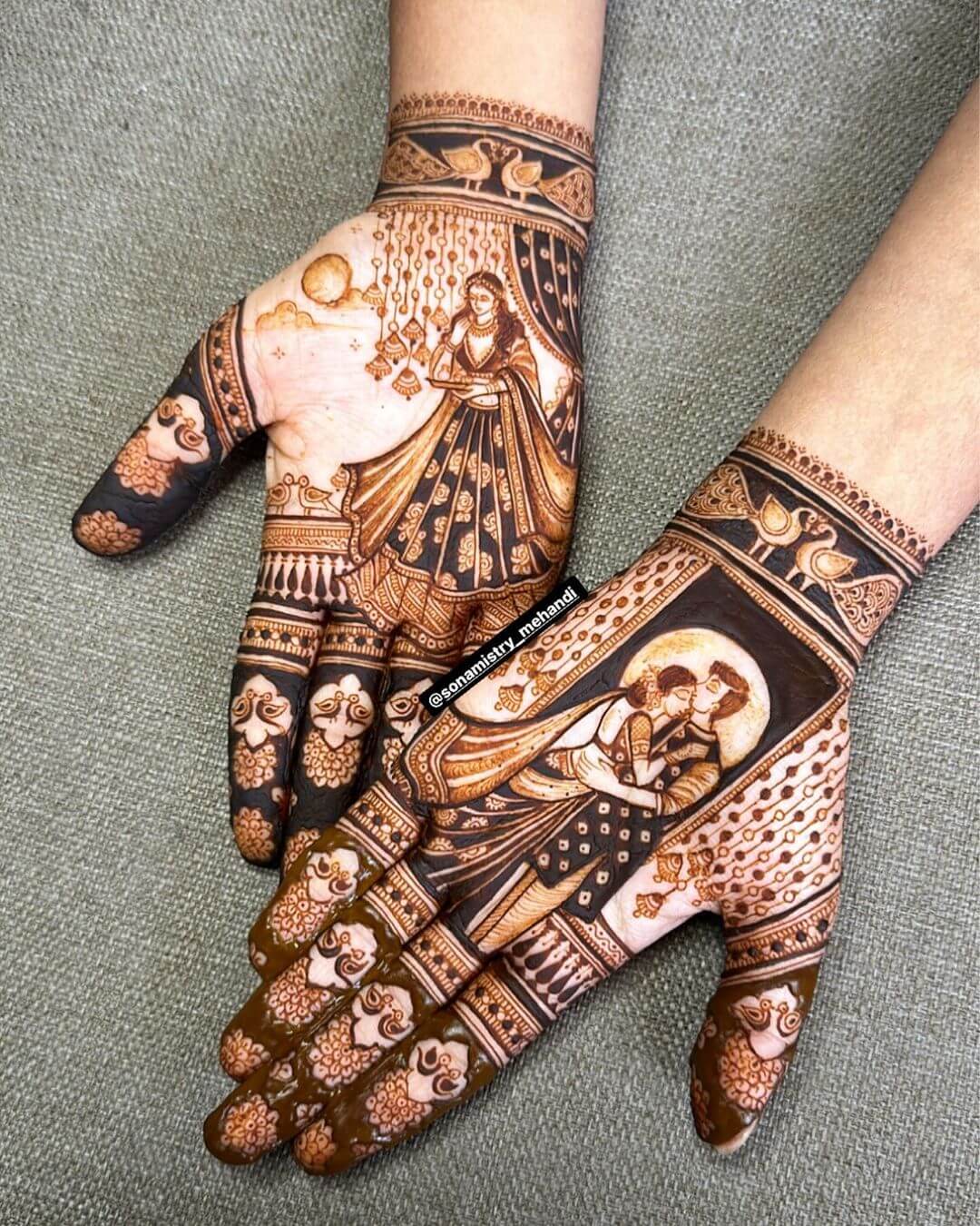 Decorative Ornaments Style Mehndi Design