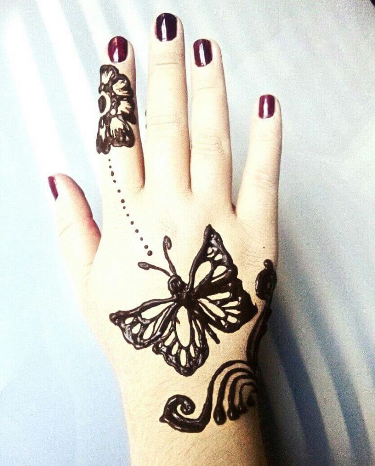 Butterfly 🦋 Mehndi tatto for... - Unique Mehndi Designs | Facebook-sonthuy.vn