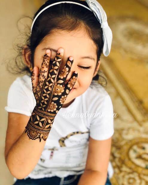 41 Mehndi Designs For Eid to Try This Year | Easy Henna Tattoos For Girls-hangkhonggiare.com.vn