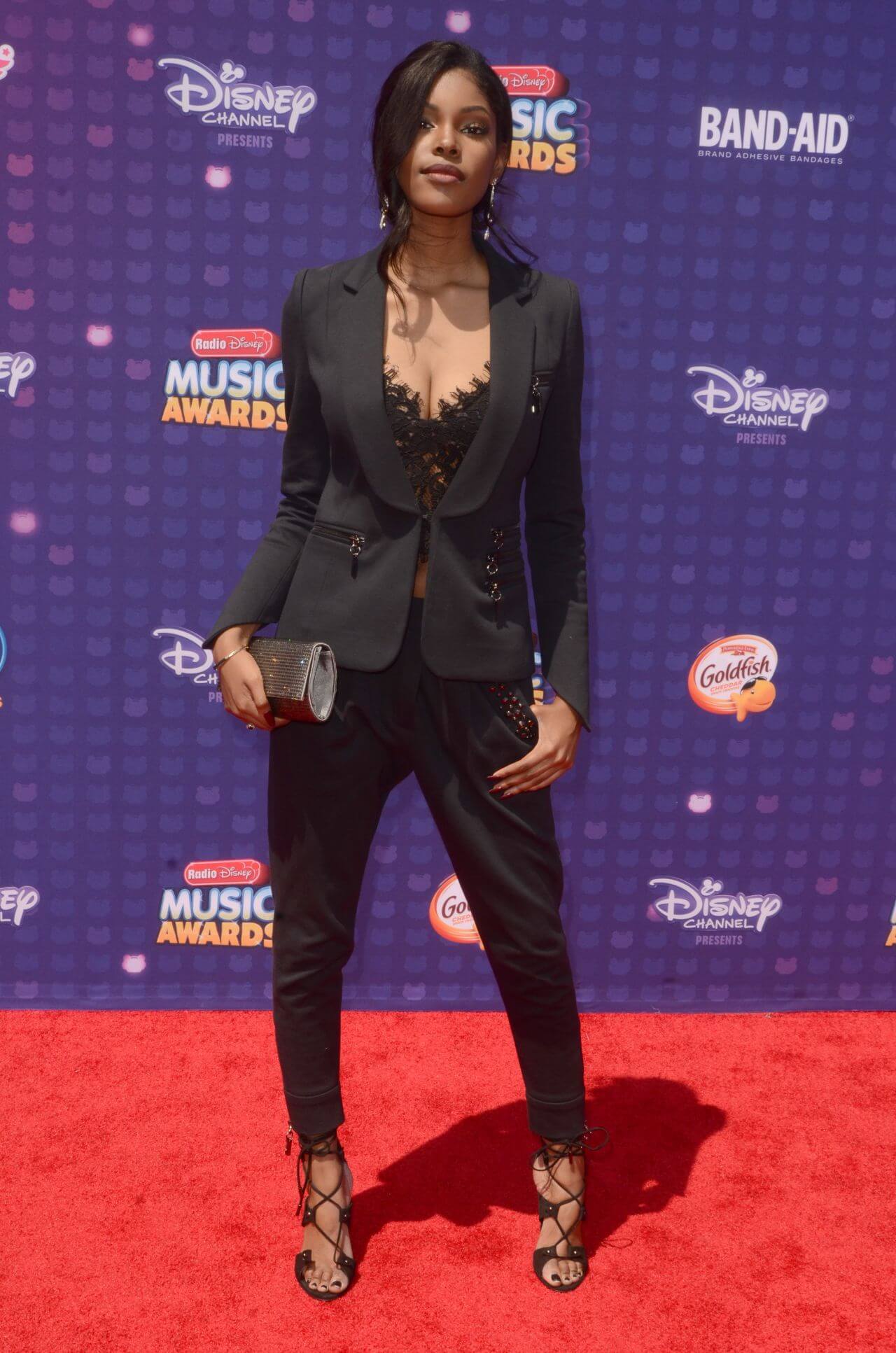 Diamond White  In Black Blazer With Trousers