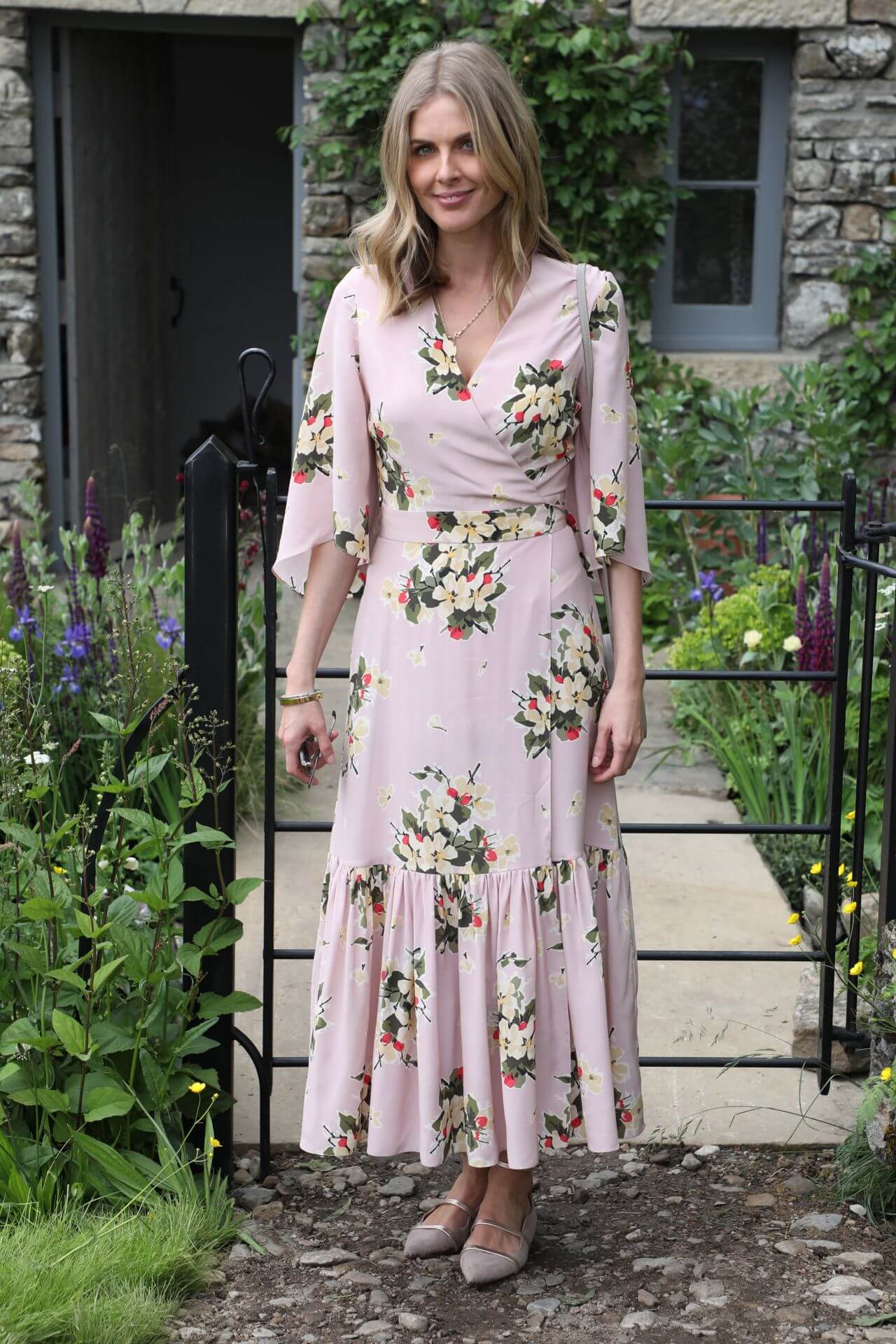 Donna Air In Floral Print Long Dress