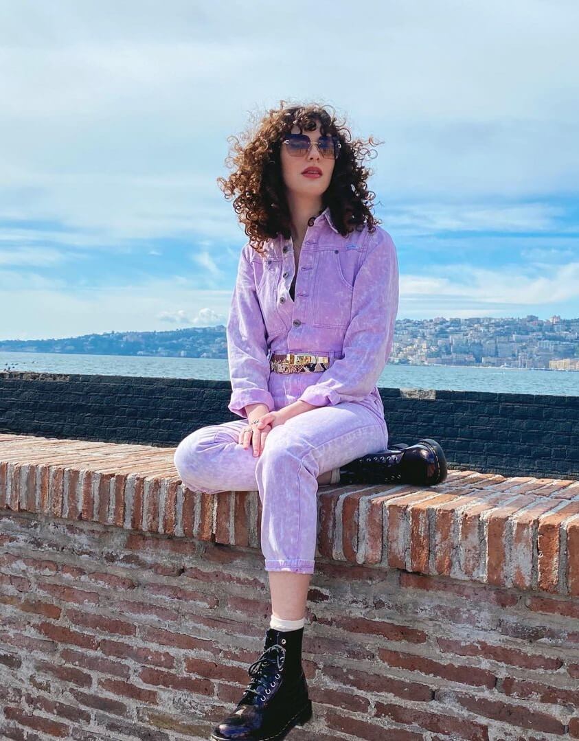 Shalisa van der Laan In Lavender Denim Co Ord Set