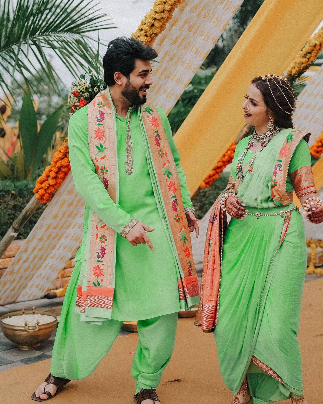Shrenu Parikh and Akshay Mhatre's Haldi Ceremony