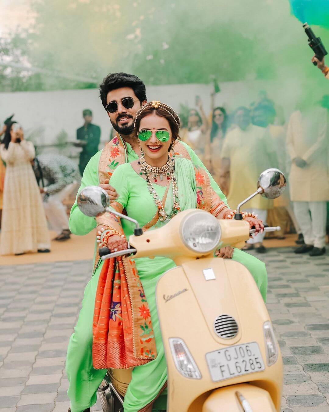 Shrenu Parikh and Akshay Mhatre's Haldi Ceremony