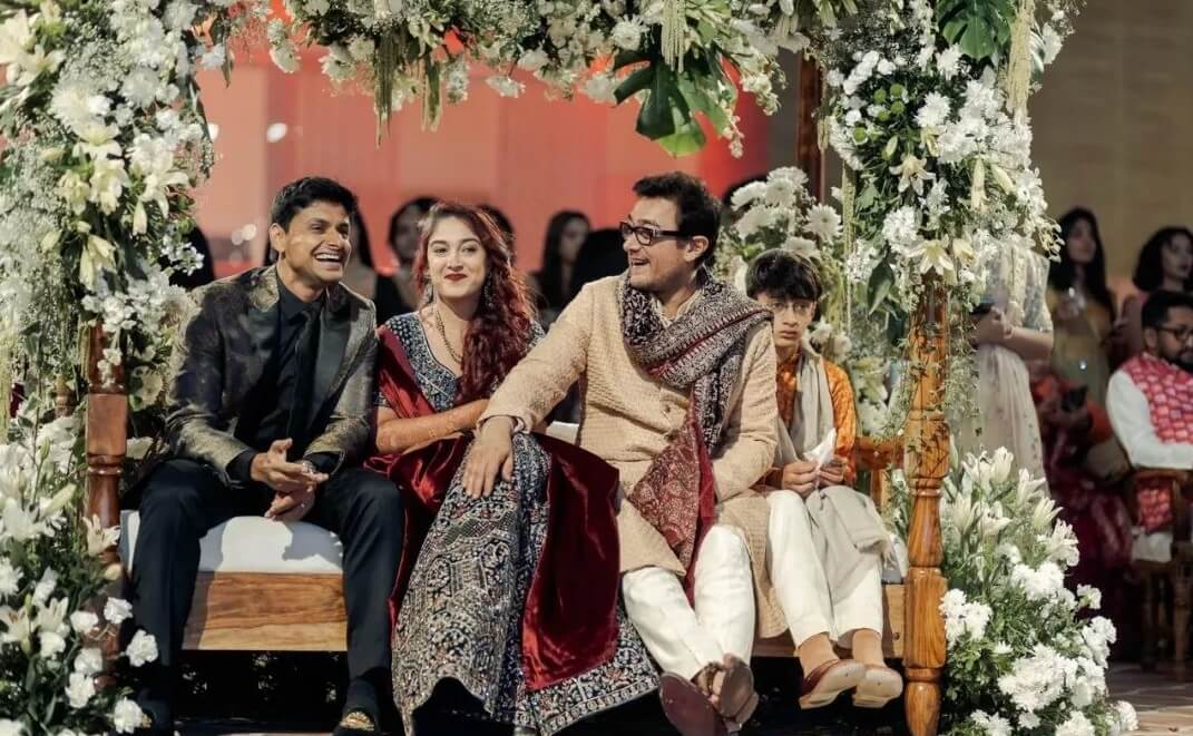 Aamir Khan, Kiran Rao's Daughter Ira Khan And Nupur Shikhare's Sangeet Ceremony