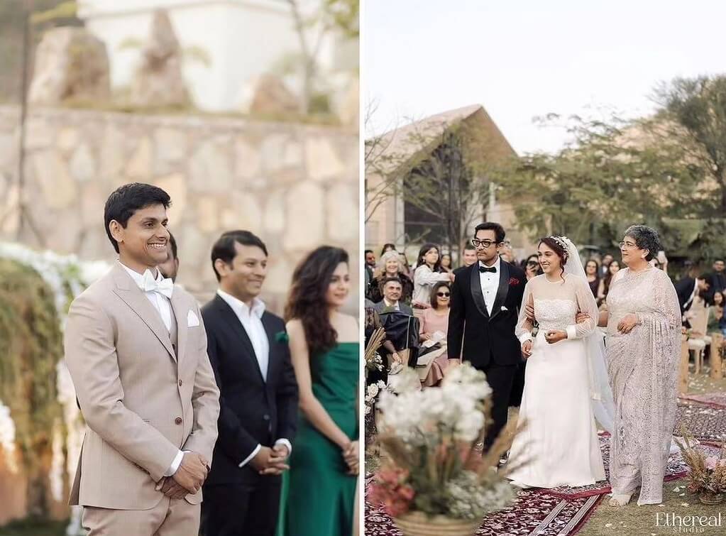 Ira Khan and Nupur Shikhare's  Christian Wedding