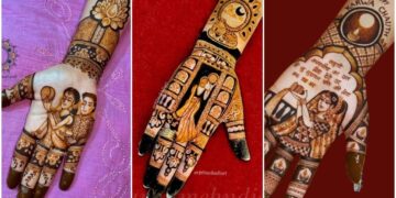 Karwa Chauth Mehndi Designs for Full Hand 2024