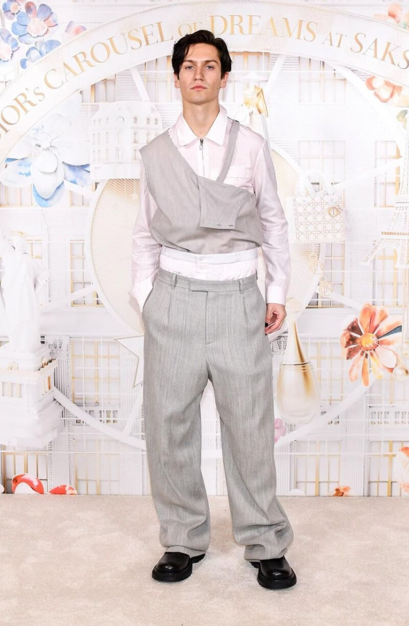 Chase Hudson In Grey Co-Ord Set