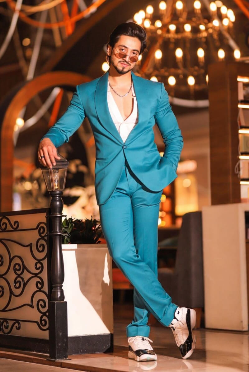 Faisal Shaikh In Blazer With Pants Outfit