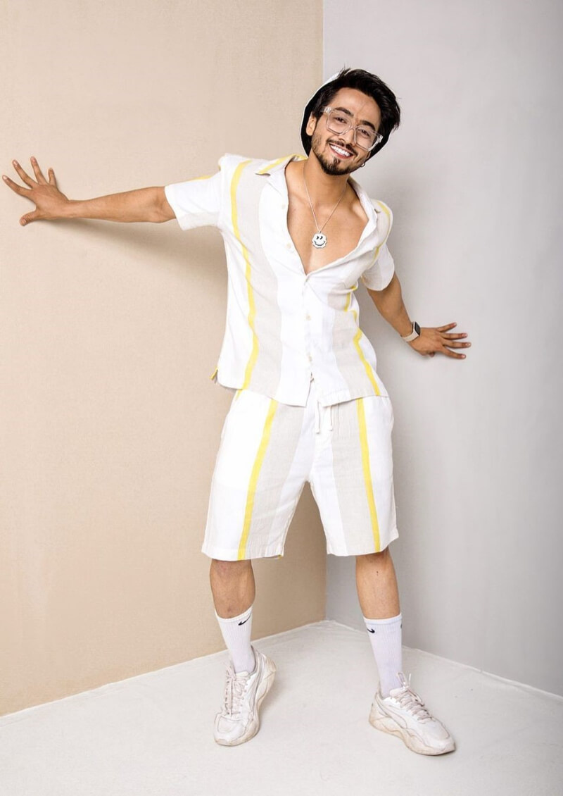 Faisal Shaikh In White Co-Ord Set