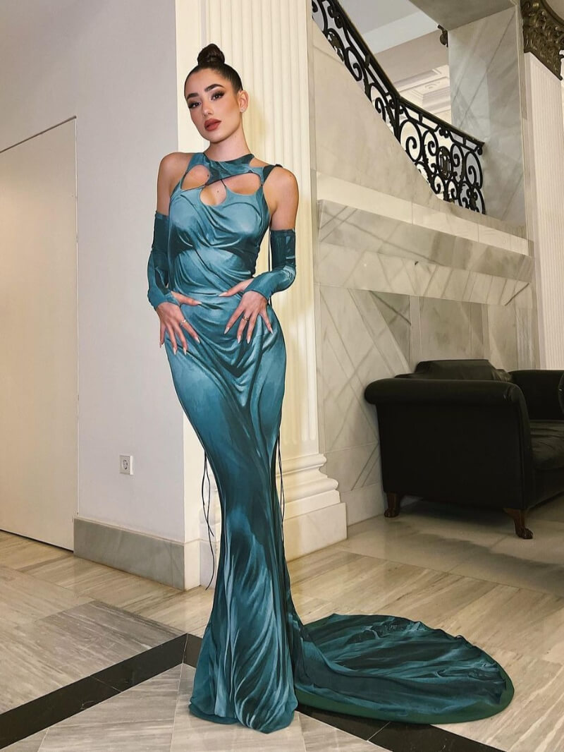 Lola Loliitaa In Cut Out Long Flare Gown